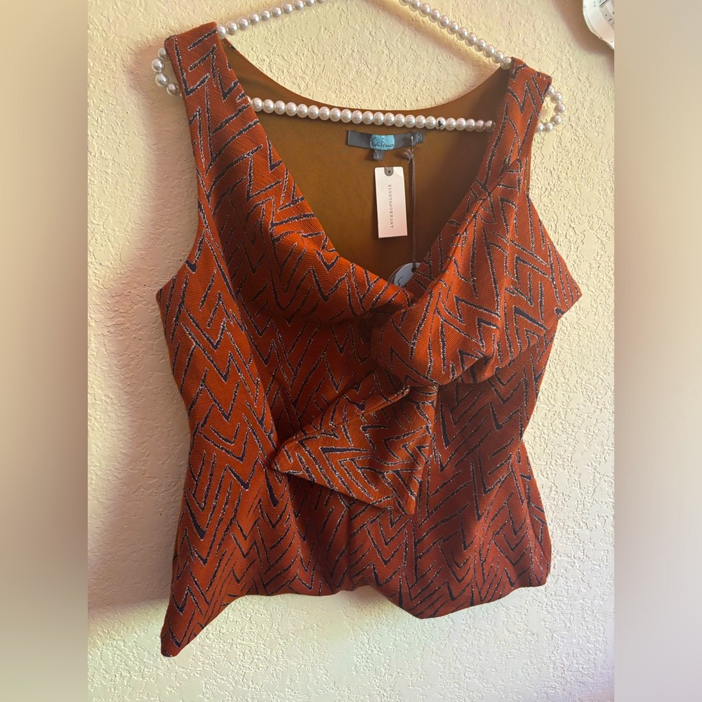 Eva Franco Bow Top by Anthropologie